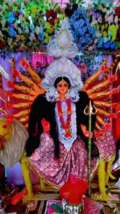 मधेपुर चैती दुर्गा पूजा बाबा बुढ़ाना कुमारी मंदिर के निकट