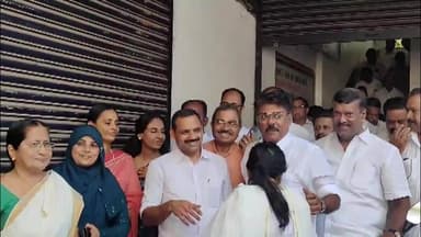 തൊടുപുഴ: തൊടുപുഴയിൽ യുഡിഎഫ് സ്ഥാനാർത്ഥി അപു ജോൺ ജോസഫ് നാമനിർദേശ പത്രിക സമർപ്പിച്ചു