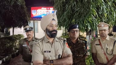 ঘোকসাডাঙ্গা থানার পরিদর্শনে এসে নির্বাচন নিয়ে কি বললেন কোচবিহার জেলা পুলিশ সুপার জাসপ্রীত সিং:-