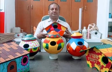 APP-905
#अतुल्य_भारत
#धरती पर #चिड़ियों के लिए घर (#घोंसले) बनाने का अभियान को लेकर दो शब्द 👇