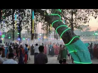 गढ़ पर नारदीगंज रोड नवादा....छठ घाट नवादा संध्या अर्घ्य#chhath