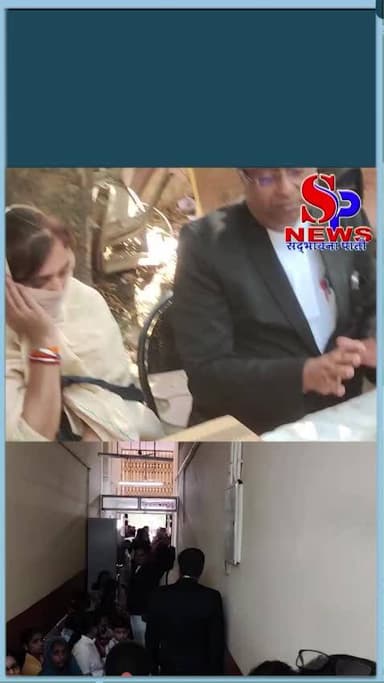 #इंदौर #कोर्ट में पेश हुए नारायण साईं