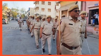 पुलिस कप्तान निश्चय प्रसाद एम की अगुवाई में चूरू पुलिस का फ्लैग मार्च..
#public #vidioreelsシ #newschuru #4समाचार #FYI #...