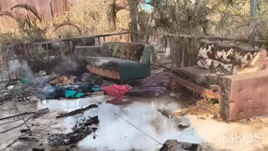 ठाणे: दिवा परिसरामध्ये एका कंटेनर केबिनमध्ये लागली भीषण आग