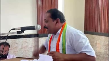 ഉടുമ്പൻചോല: 2031ലെ നിയമസഭാ തെരഞ്ഞെടുപ്പിൽ മത്സരിക്കില്ലെന്ന് പ്രഖ്യാപിച്ച് ഉടുമ്പൻചോലയിലെ യുഡിഎഫ് സ്ഥാനാർത്ഥി സേനാപതി വേണു