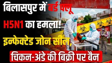 बिलासपुर में बर्ड फ्लू H5N1 का हमला! इन्फेक्टेड जोन सील #Bilaspur #BirdFlu #H5N1 #cgnews #hindinews