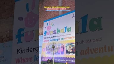 Funshala Kindergarten, ADA, Naini 🌈 #ytshorts #preschool #kindergarten #prayagraj