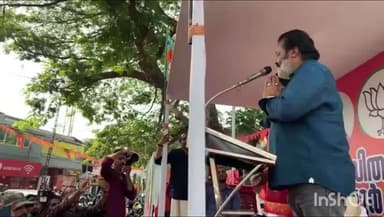 കോഴിക്കോട്: മറ്റേ മോനെ പരാമർശത്തിൽ വീണ്ടും വിശദീകരണം നടത്തി സുരേഷ് ഗോപി, ബേപ്പൂരിലെ തെരഞ്ഞെടുപ്പ് യോഗത്തിലാണ് വിശദീകരണം നടത്തിയത്