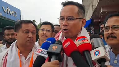 সোণাৰি: সোণাৰিত মুখ্যমন্ত্ৰীক প্ৰত্যাহ্বান জনালে সাংসদ গৌৰৱ গগৈয়ে