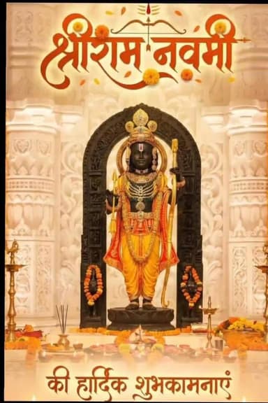 श्रीराम नवमी की सभी सनातनीयों को हार्दिक बधाई... जय श्रीराम 🙏🙏🙏