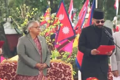 नेपाल के राष्ट्रीय स्वतंत्र पार्टी (आरएसपी) के नेता बालेंद्र शाह नेपाल के नए प्रधानमंत्री के रूप में आज शपथ लिए..
#reels...