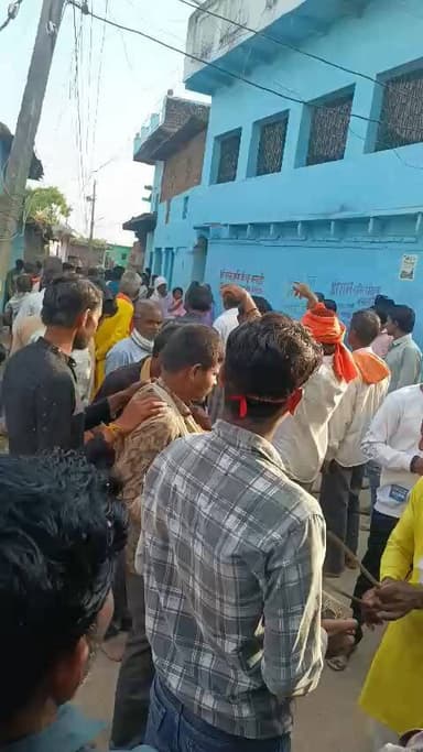 gram Ganeshpur mein ramnavami jaware Visarjan karykram sampann hua Jay Mata Di