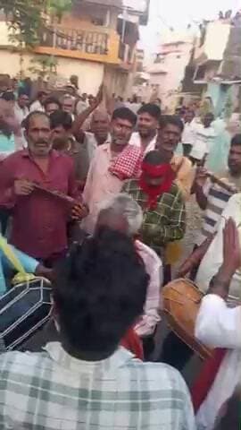 आज ग्राम पिपरिया कला में संगीतमय ज्वारे विसर्जन किए गए।