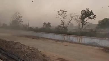 राजपुर: राजपुर में बदला मौसम का मिजाज, डराने वाली आंधी आई, वीडियो देखकर उड़ जाएंगे होश
