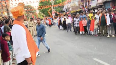 कोडरमा थाना क्षेत्र के अंतर्गत बदडीहा अखाड़ा की झांकी इस रामनवमी में सबसे खतरनाक और आकर्षक रही 🔥🚩#kodermanews