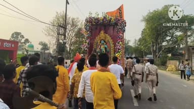 बांका, रामनवमी पर अमरपुर में भव्य शोभा यात्रा, जय श्री राम के नारों से गूंजा पुरा शहर। #bankapulice #अमरपुर #newsbanka #...