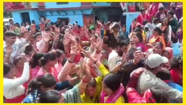 #माँ सुरकंडा की भक्ति में डूबे मैती, #लगा मंडाण तो खूब नाचे