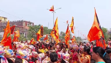 27 march 2026: पूर्णिया में बालाजी सेवा संघ की भव्य रामनवमी शोभा यात्रा, पूरा शहर हुआ भगवामय । संवाददाता: प्रभाष प्रभु।