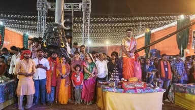 #दलसिंहसराय महावीर चौक पर रामनवमी पर गंगा आरती का आयोजन, SDO एवं DSP ने किया उद्घाटन...