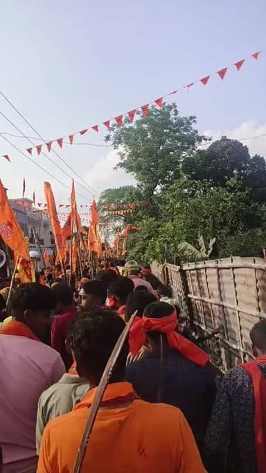 मां वैष्णवी धाम जलालगढ़ भव्य शोभा यात्रा #shobha #ramnavi #Ram