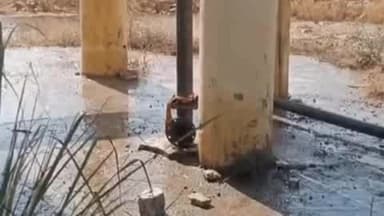 तिंवरी: गोपासरिया में 2023 में 50 लाख की लागत से बनी पानी की टंकी पहले बार भरते ही टपकने लगी, सरपंच ने घटिया निर्माण बताया