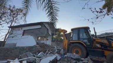 आबू रोड: माउंट आबू में ज्ञान सरोवर रोड स्थित ईको सेंसिटिव जोन में प्रशासन ने की कार्रवाई, अवैध निर्माण को ध्वस्त कर किया सीज