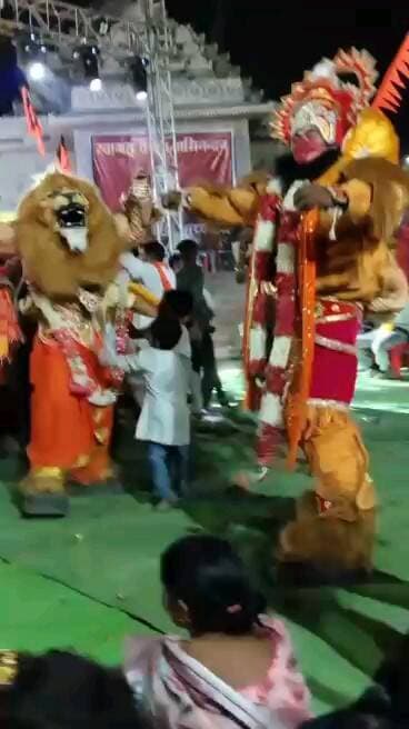 उदयपुर विकासखंड में आयोजित भव्य श्री राम शोभा यात्रा की यह परिदृश्य हजारों की संख्या में उम ड़े श्रद्धालूगढ़🎇🎇