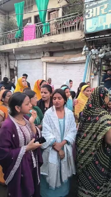 जय ज्योति समिति आजाद चौक की माई की विदाई #sihora #weenews