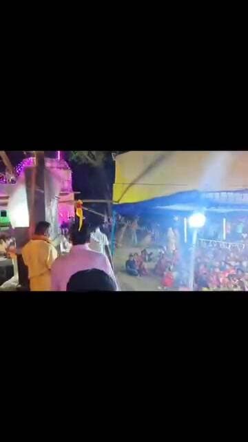 বড়াম গ্রামে ভাগবত পাঠের প্রবচন অনুষ্ঠানে jlkm প্রার্থী দিব্যজ্যোতি সিংহ দেও।