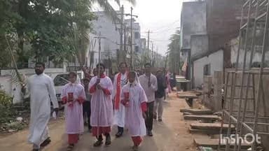 పార్వతీపురం లో ఘనంగా మట్టల ఆదివారం