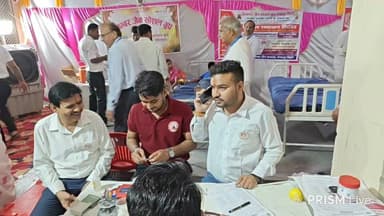 #live महावीर जयंती पर विशाल रक्तदान शिविर का आयोजन #mahaveerjayanti #Gangapurcity #news7rajasthan #blooddonation