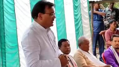 উদয়পুর: ADC নির্বাচনকে সামনে রেখে করবুক মন্ডলে ভারতীয় জনতা পার্টি দলের উদ্যোগে আয়োজিত সাংগঠনিক বৈঠকে উপস্থিত অর্থমন্ত্রী