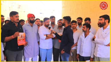 मारवाड़ महासम्मेलन आमंत्रण यात्रा शेरगढ़ में JNVU छात्रनेता मोती सिंह जोधा ओर ओम बना टाईगर फोर्स के अध्यक्ष माधु सिंह उद...