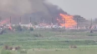 अयोध्या में लक्ष्मीनारायण महायज्ञ में आग #virelvideo #chhattisgarhupdaet #