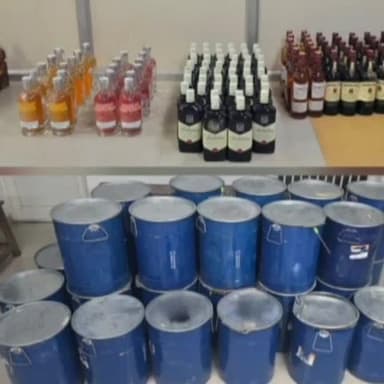 રાજકોટ પૂર્વ: રાજસ્થાન થી મોરબી ખાતે લઈ જવાતોવિદેશી દારૂનો જથ્થો ઝડપી પાડતી પોલીસ