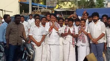 புதுக்கோட்டை: திருவப்பூர் ஆலயத்தில் சுவாமி தரிசனம் மேற்கொண்ட அதிமுக வேட்பாளர்கள் விஜயபாஸ்கர் MLA PK வைரமுத்து தனவிமல்