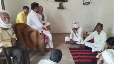 जाफराबाद: मेरखेडा येथे माजी आमदार चंद्रकांत पाटील दानवे यांनी दिली सांत्वन पर भेट