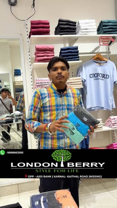 #LondonBerry #nissing #haryana खुशखबरी LONDON BARRY कपड़ों के शोरूम पर अपने ग्राहकों के लिए भारी छूट। 2 के साथ 4 और 3 के...