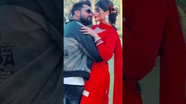 aaj dophar khesari lal yadav aur akansha puri shooting kiye delhi main album song #khesari #akansha