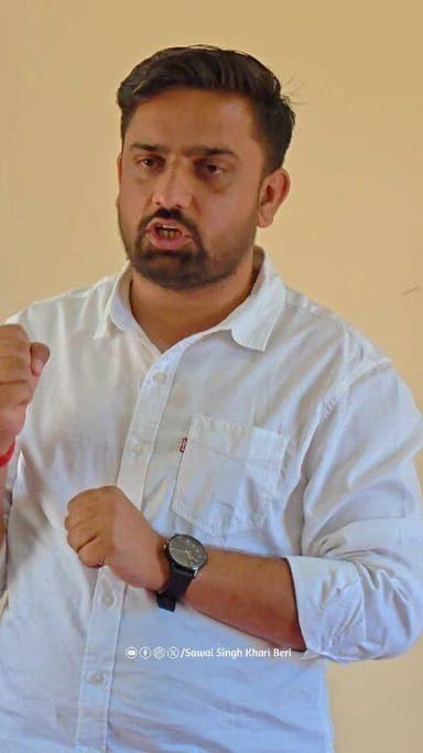 दो जातियों के बीच की खाई कम हो मारवाड़ महासम्मेलन रामदेवरा आमंत्रण यात्रा छात्रनेता मोती सिंह जोधा...