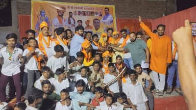 रामनवमी के बाद खिलाड़ियों को किया गया सम्मानित, श्रद्धानंद क्लब माइल ने मारी बाज़ी