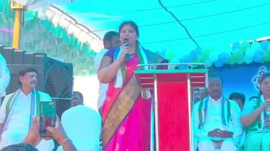 శ్రీకాకుళం: మూలపేటపోర్టు నిర్మాణానికి శంకుస్థాపనచేసిజిల్లా అభివృద్ధికి తోడ్పడిన వ్యక్తి అధినేత జగన్మోహన్ రెడ్డి ZPచైర్ పర్సన్ P.విజయ