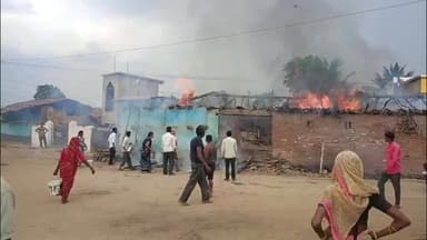 कटंगी: आंधी से बिजली के तारों में शॉर्ट सर्किट, पुलपुट्टा में गृहस्थी जलकर स्वाहा