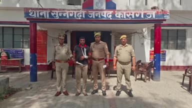 सहावर: भीकनपुर रोड़ से अवैध तमंचा और कारतूस के साथ सुन्नगढ़ी थाना पुलिस ने एक आरोपी को किया गिरफ्तार