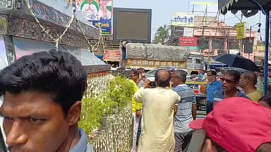 কৃষ্ণনগর ১: শিবনাথ চৌধুরীর প্রয়াণে শোকের ছায়া, কৃষ্ণনগরে তৃণমূলের শ্রদ্ধাঞ্জলি