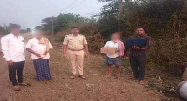 ಲಕ್ಷ್ಮೇಶ್ವರ: ಸೂರಣಗಿ ಗ್ರಾಮದಲ್ಲಿ ಅಕ್ರಮ ಸರಾಯಿ ಮಾರುತ್ತಿದ್ದ ಆರೋಪಿ ಬಂಧನ