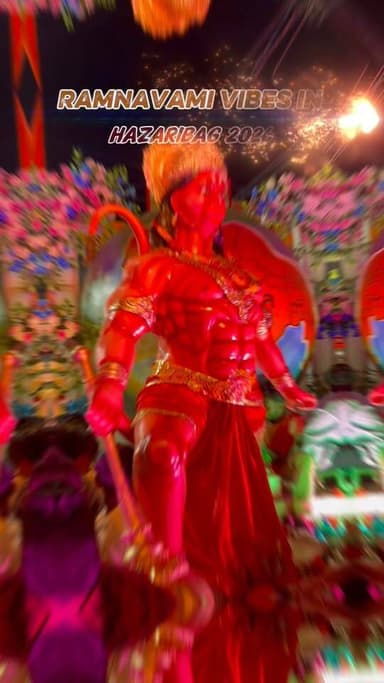 Ramnavami Vibes in Hazaribag ✨🚩
Bhakti aur josh se bhara Hazaribag 🚩
Ramnavami 2026 ki bhavya jhanki aur julus 🔥
#Ramn...