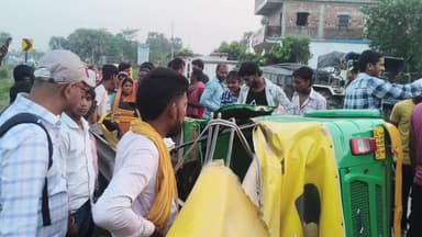 उदाकिशुनगंज में भीषण सड़क हादसा#udakishunganj#madhepura