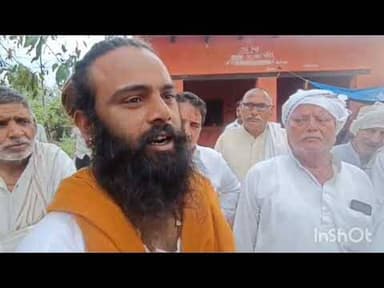 #कोसीकलां के ग्राम कोटवन में सेंड माता मंदिर पर हो रहे अतिक्रमण का ग्रामीणों ने किया विरोध