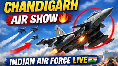 Chandigarh airforce show🔥indian airforce live🇮🇳 #news #India #chandigarh #army